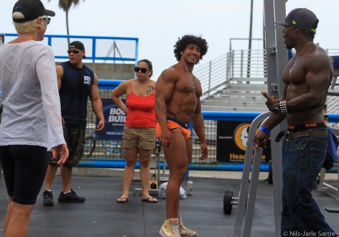 Treningssenteret Muscle Beach er noe for seg selv.